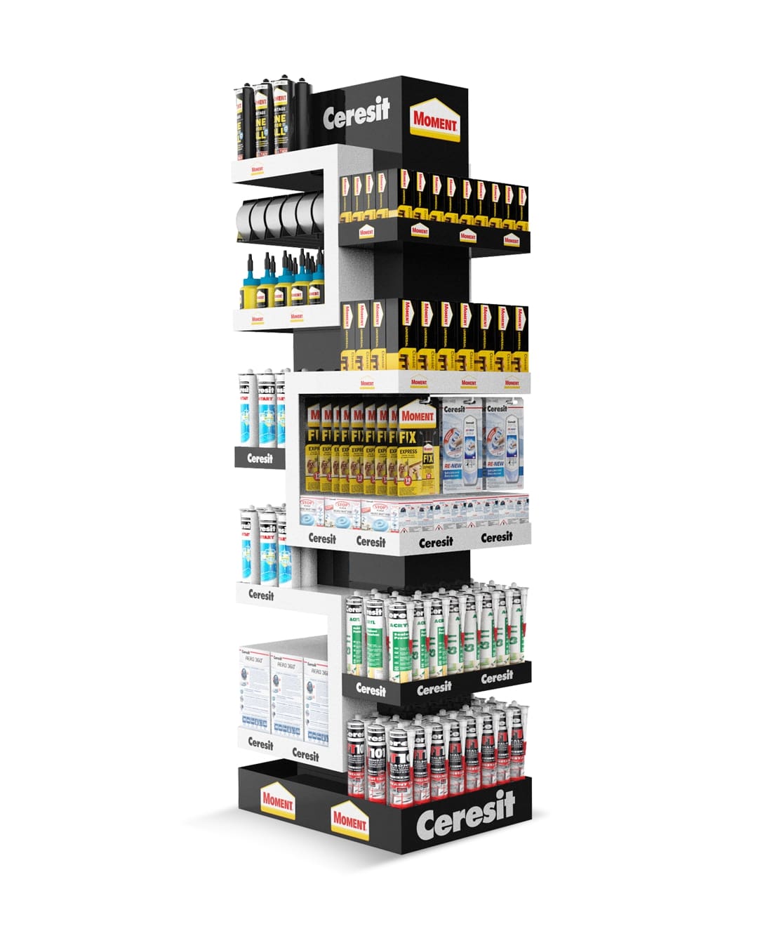 Construction Display Rack