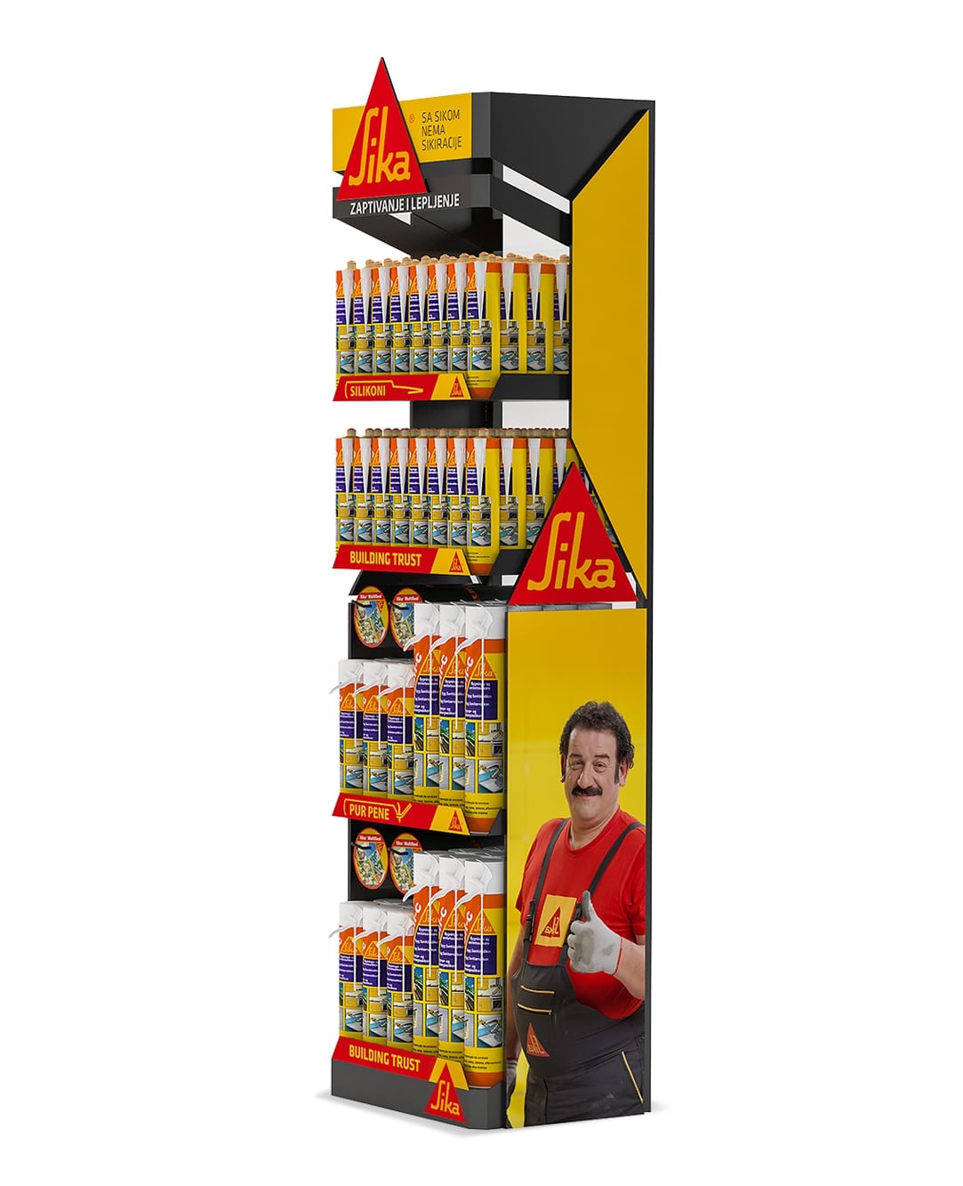 Construction Display Solution for Sika