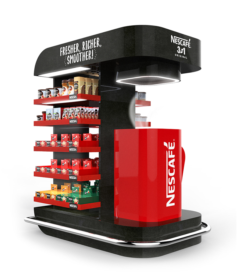 FMCG Premium Display for Nescafe