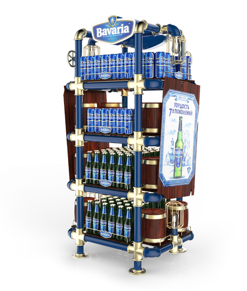 FMCG Premium Displays for Bavaria