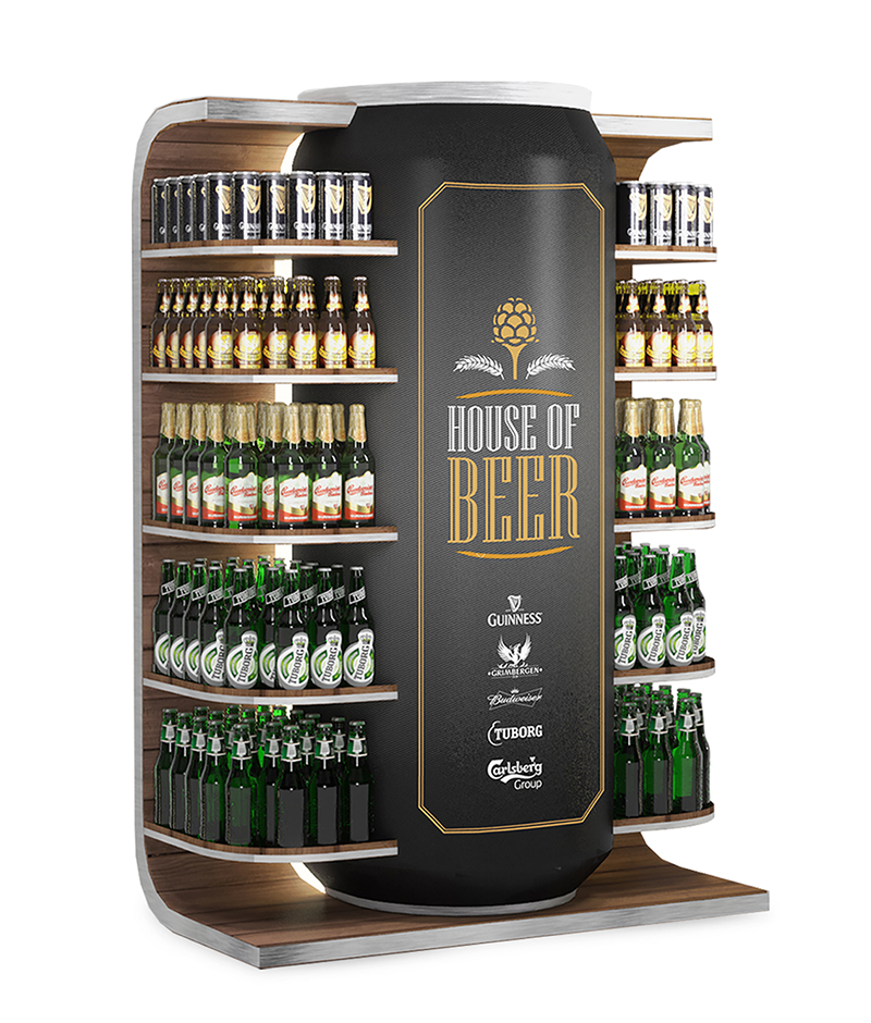 FMCG Premium Displays for Beer