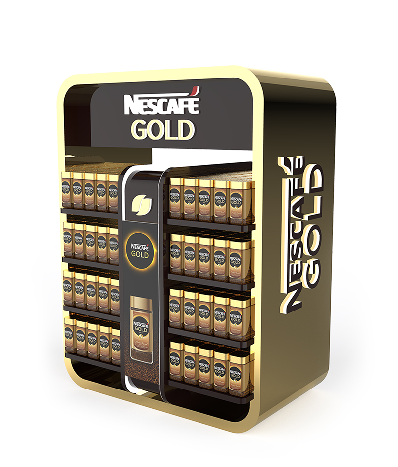 FMCG Premium Display for Nescafe Gold